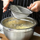 Peneira de Aço Inoxidável com Malha Fina para Cozinha