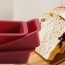 Fôrma de Silicone Retangular Antiaderente para Bolo e Pão