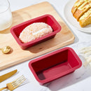 Fôrma de Silicone Retangular Antiaderente para Bolo e Pão