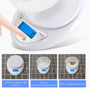Balança Digital de Cozinha 5 kg com Precisão de 1 g e Visor LCD