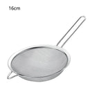 Peneira de Aço Inoxidável com Malha Fina para Cozinha