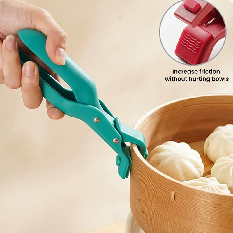 Pegador Anti-Queimadura de Silicone para Pratos e Tigelas Quentes